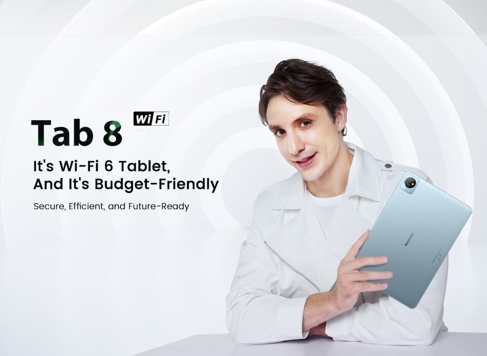 Blackview Tab 8 Wi-Fi (10.1″ HD+ IPS / 4GB RAM / 128GB Storage / Quad-Core / Android 12 / Space Gray) [ Tab 8 WiFi ]