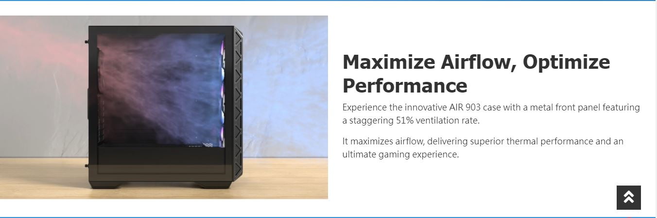 Montech AIR 903 MAX Mid-Tower Case - black color - AIR 903 max black