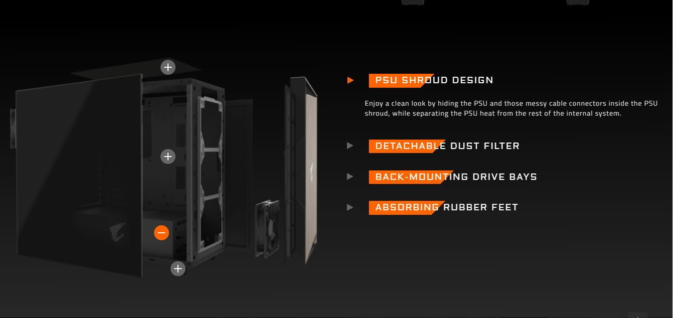 Gigabyte Aorus C300 Case