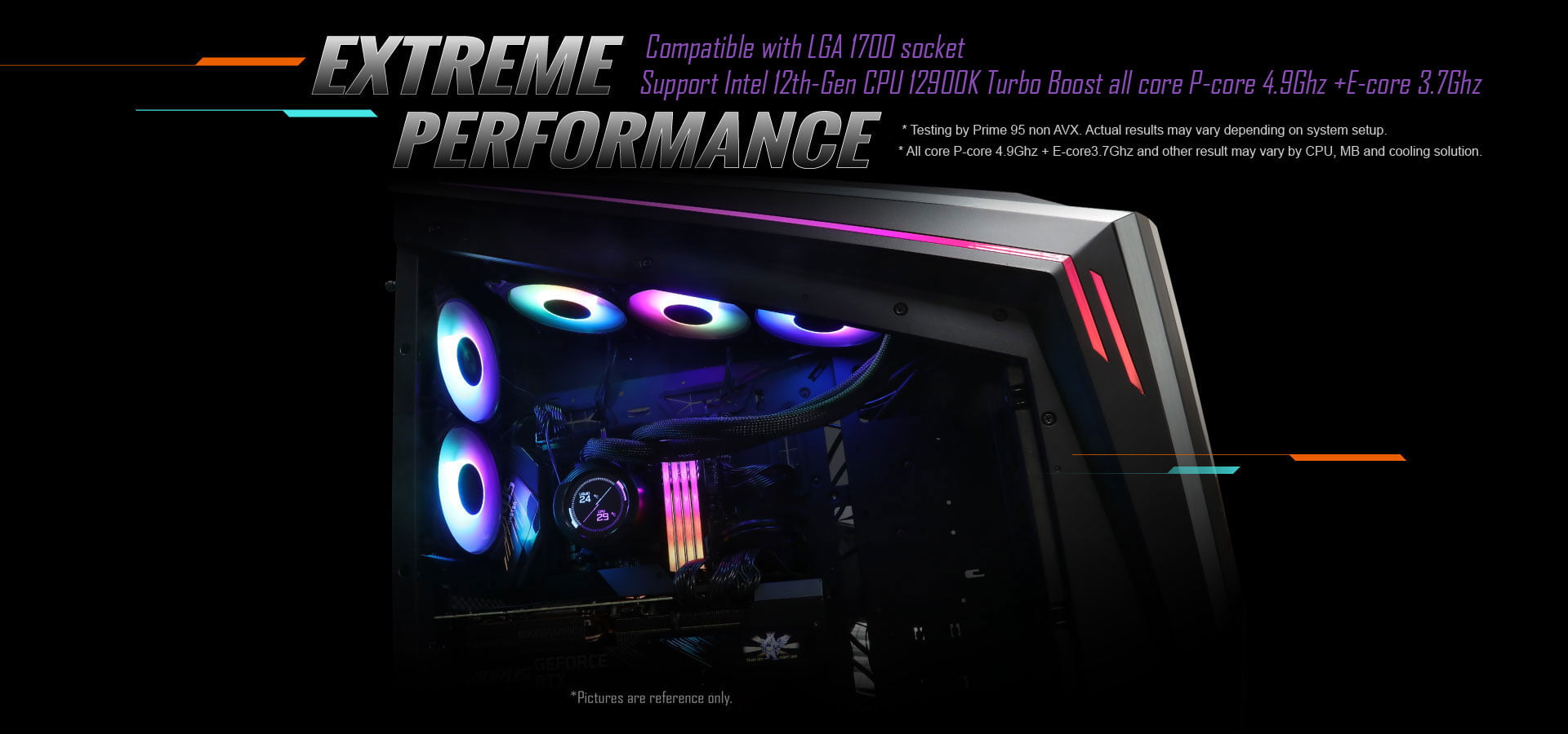 Gigabyte Aorus Waterforce X 240 ( with LCD Display AIO Liquid Cooler ) [ AORUS WATERFORCE X 240 ]