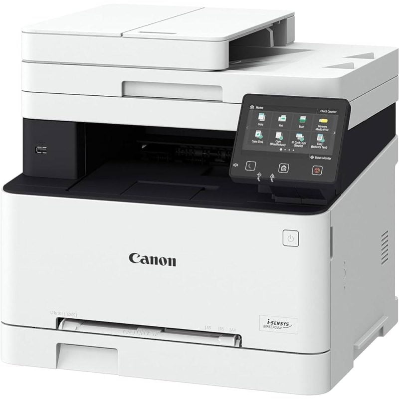Canon Multifunction Color Printer i-SENSYS MF657CDW Wireless & Duplex 4-in-1 (Print, Copy, Scan, Fax)