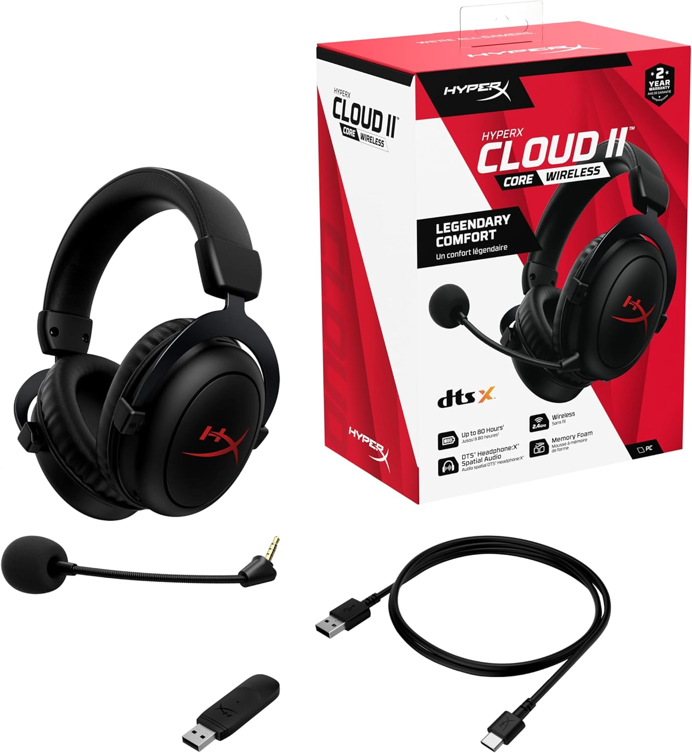HyperX Cloud II Core Wireless Amman Jordan PCcircle