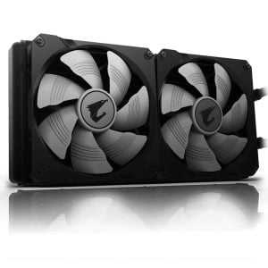 Gigabyte AORUS LIQUID COOLER 280 (All-in-one Liquid Cooler with Circular LCD Display / RGB Fusion 2.0 / Dual 140mm ARGB Fans) [AORUS LIQUID COOLER 280 ]