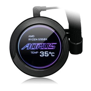Gigabyte Aorus Waterforce X 240 ( with LCD Display AIO Liquid Cooler ) [ AORUS WATERFORCE X 240 ]
