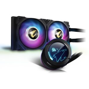 Gigabyte Aorus Waterforce X 240 ( with LCD Display AIO Liquid Cooler ) [ AORUS WATERFORCE X 240 ]