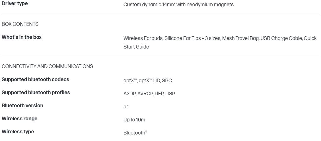 HyperX Cloud Buds Wireless Bluetooth Headphones - 14mm Driver - 4p5h7aa - Long-lasting battery life - Premium HyperX sound