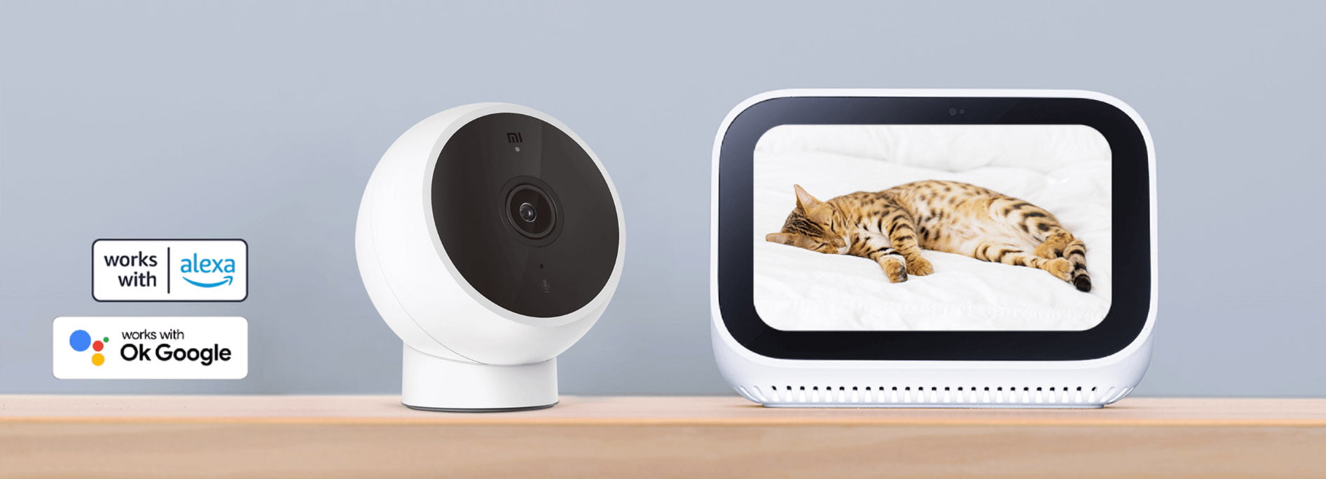 Xiaomi Mi Camera 2K Magnetic Mount (Ultra clear 2K image quality / Infrared night vision Two-way voice calls / Motion detection) [ BHR5255GL ]