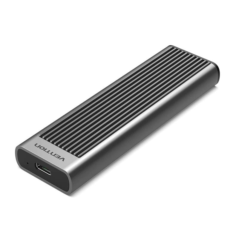 Vention M.2 NVMe SSD Enclosure  - KPKH0 - USB 3.1 Gen 2-C interface - Up to 10Gbps speed - Aluminum alloy and ABS shell