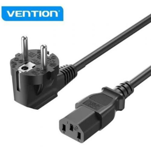 Vention 3-Prong power cord 1.8M C13 connector EU plug ( PC power cable) - ZCJBAC