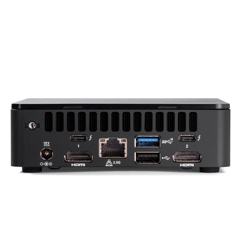 Intel NUC 13 Pro kit { Core i3-13th Gen / up to 64 GB RAM / support M.2 22x80 NVMe / 2x HDMI Ports } RNUC13ANKI30000