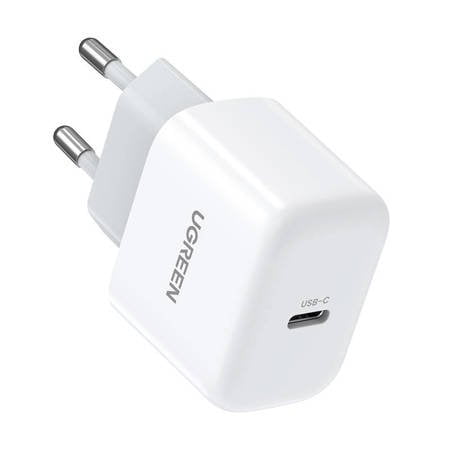UGREEN mini USB-C Wall Charger { 20W max / compact size / safe charging } 10220