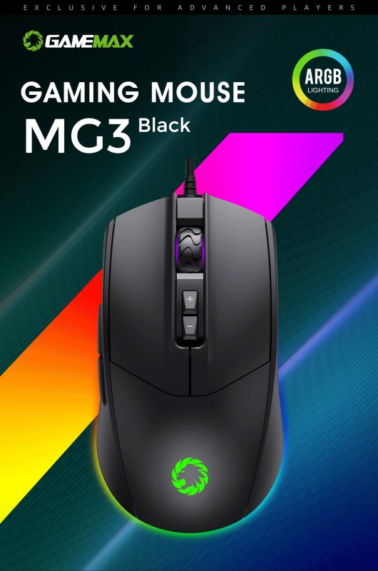 GAMEMAX gaming mouse - up to 6400 DPI sensor - MG3