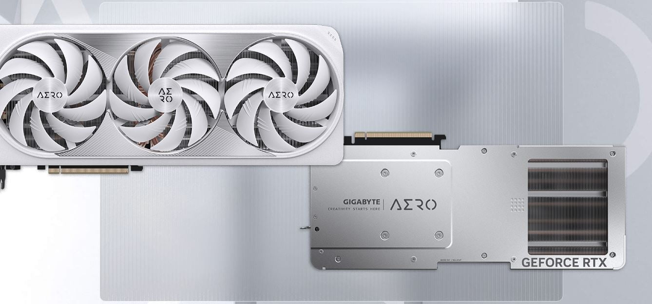 Gigabyte RTX 4090 AERO OC 24G graphic card - GV-N4090AERO OC-24GD
