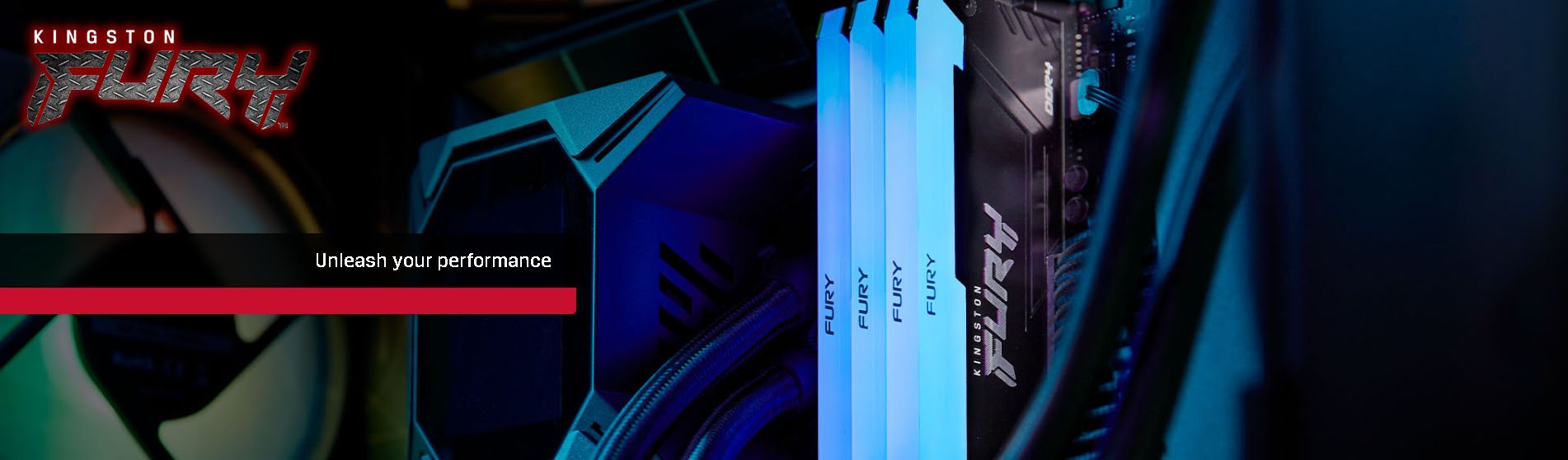 Kingston 32GB FURY Beast DDR4 3200 MT/s RGB Memory RAM [ KF432C16BB2A/32 ]