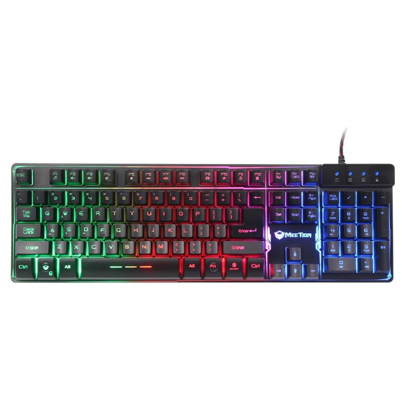 Meetion K9300 Rainbow Backlit Gaming Keyboard - 19 keys anti-ghosting
