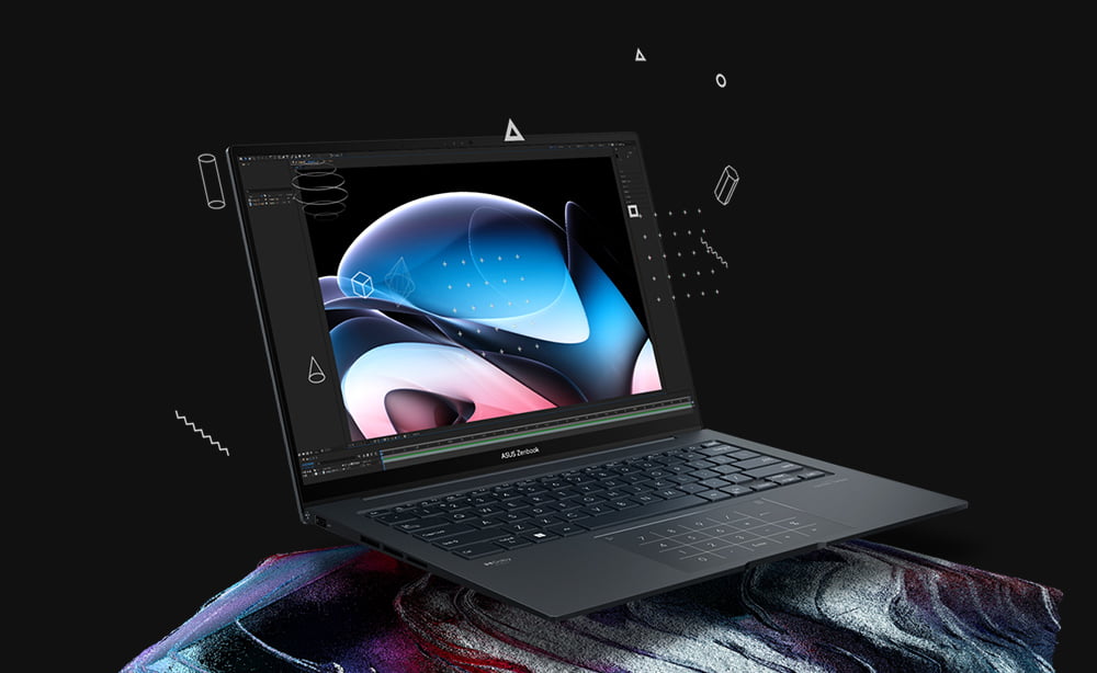ASUS Zenbook laptop { 14.5-inch, 2.8K OLED / Core i9-13 Gen / 16GB LPDDR5 / 1TB SSD / Windows 11 } UX3404VA OLED-8W