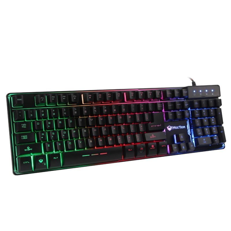 Meetion K9300 Rainbow Backlit Gaming Keyboard - 19 keys anti-ghosting