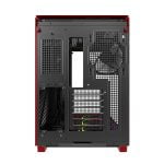 Montech dual chamber Mid-Tower gaming Case - red color - KING 95 PRO RED - Image 4