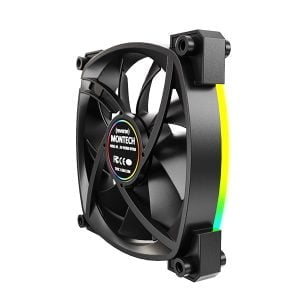 Montech reverse fan blade - black color - ARGB Lighting - RX120 PWM - Image 5