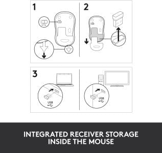 Logitech WIRELESS MOUSE M185 - Image 6