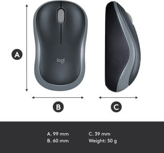 Logitech WIRELESS MOUSE M185 - Image 7