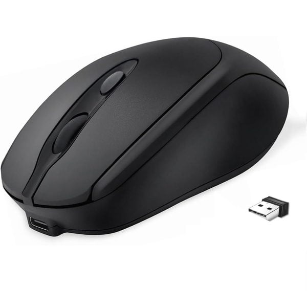 Silent Wireless Mouse Rechargeable USB C