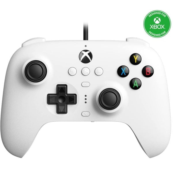 8Bitdo Ultimate Wired USB Controller for Xbox Series X, Xbox Series S, Xbox One, Windows 10 & Windows 11 -  ( White/Pink )