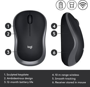 Logitech WIRELESS MOUSE M185 - Image 9