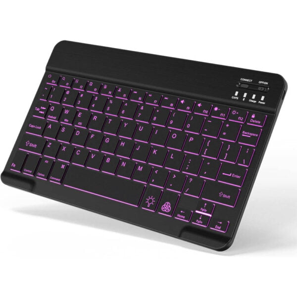 Wireless Backlit Bluetooth Keyboard for IPad, Android Tablets and Windows - Arabic / English layout supported
