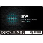 Silicon Power 512 GB 2.5" Sata SSD 3D NAND Black-SP-512GB-A55