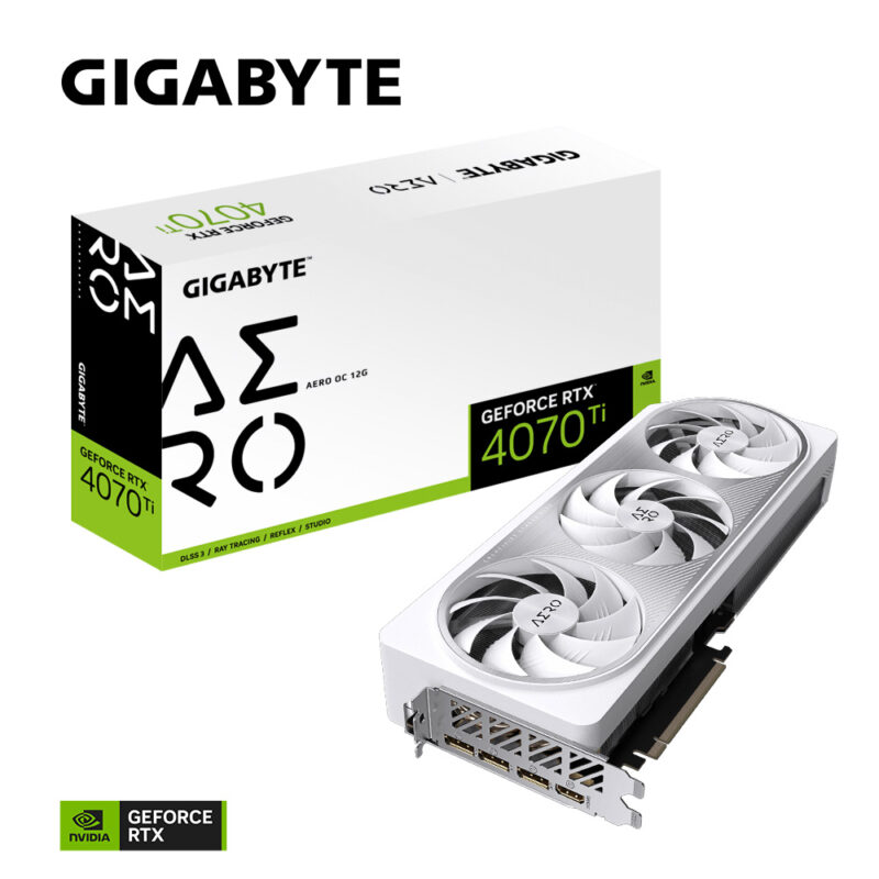 GeForce RTX™ 4070 Ti AERO OC 12G GV-N407TAERO OC-12GD
