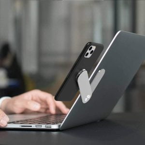 Magnetic Laptop Phone Holder - Aluminum and Foldable - Image 5