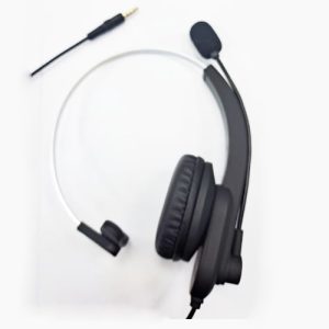 Wired Single Ear Mono Business Headset - AUX 3.5mm JACK