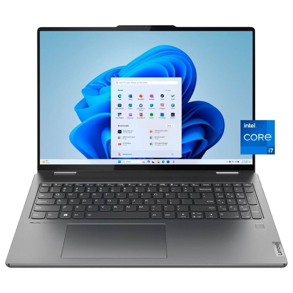 Lenovo Yoga 7 16IRL8 convertible laptop { 16" WUXGA touch screen / Core i7 -13th Gen / 16GB RAM / 512GB SSD / Windows 11 } 82YN0002US
