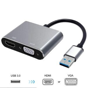 USB 3.0 to HDMI / VGA adapter- Full HD 1080P support - plug and play - Image 5