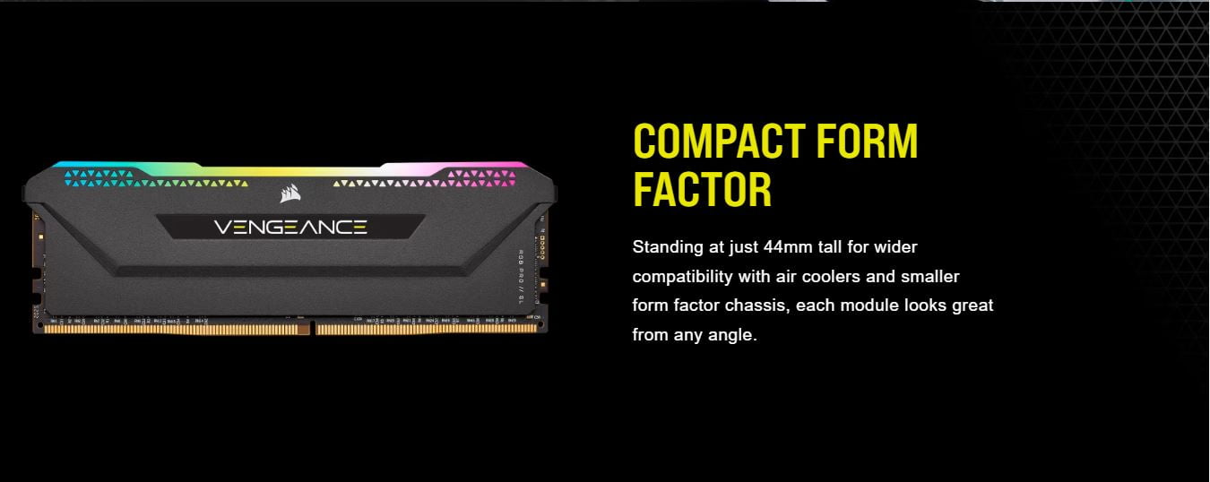 CORSAIR (2x8GB) 3600MHz kit 