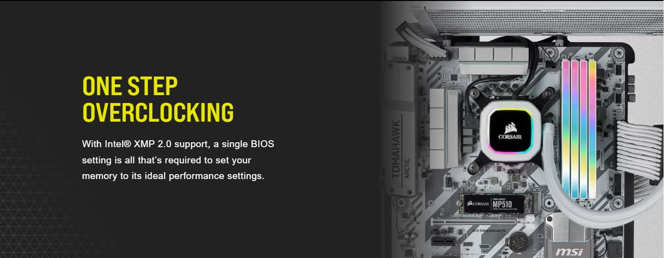 CORSAIR (2x8GB) 3600MHz kit 