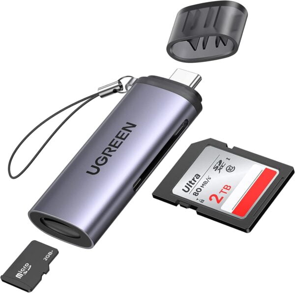 Ugreen USB C OTG Card Reader for TF / SD SDHC SDXC MicroSD UHS-I - 50704
