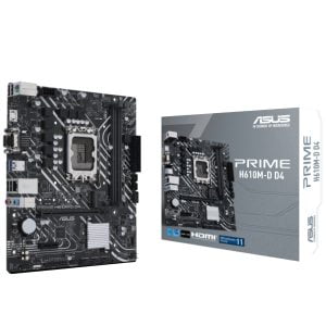 ASUS PRIME H610M-D D4 motherboard - LGA1700 Socket -  DDR4 (2 x DIMM) - mATX - Image 2