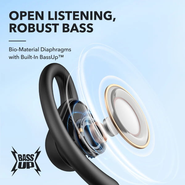 Anker soundcore V30i Open-Ear Earbuds - up to 36H playtime - a3873H11