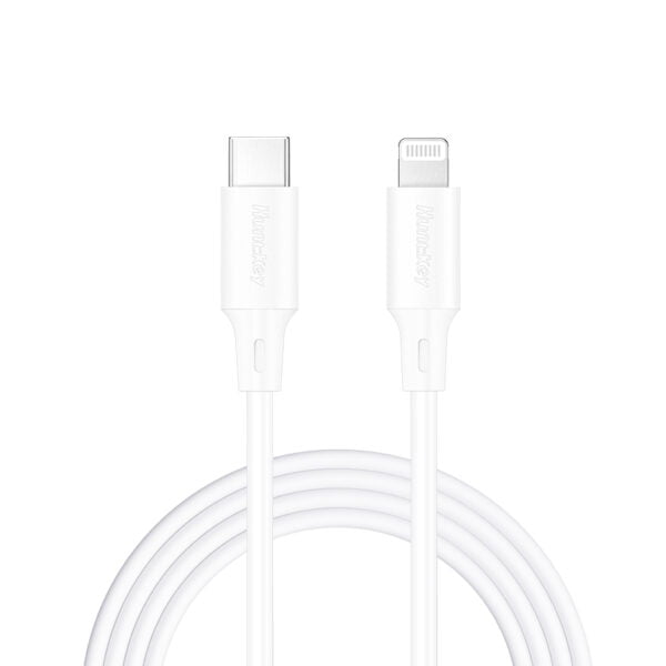 Huntkey USB-C to Lightning Cable - 1.2m - white - support fast charge - HKCCL941200