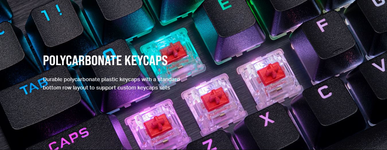 CORSAIR K70 RGB PRO Mechanical Gaming Keyboard - CHERRY MX Red - CH-9109410-AR