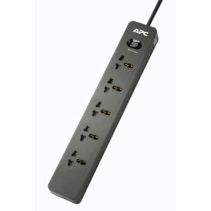 APC by Schneider Power Strip - SurgeArrest Essential Surge Protector - 5x Universal Outlets - PME5B-MS