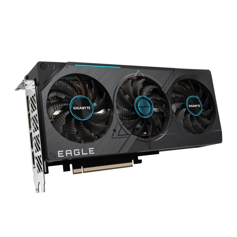 Gigabyte RTX 4070 SUPER EAGLE OC 12G graphic card - GV-N407SEAGLE OC-12GD - Integrated with 12GB GDDR6X 192bit memory interface - Protection metal back plate