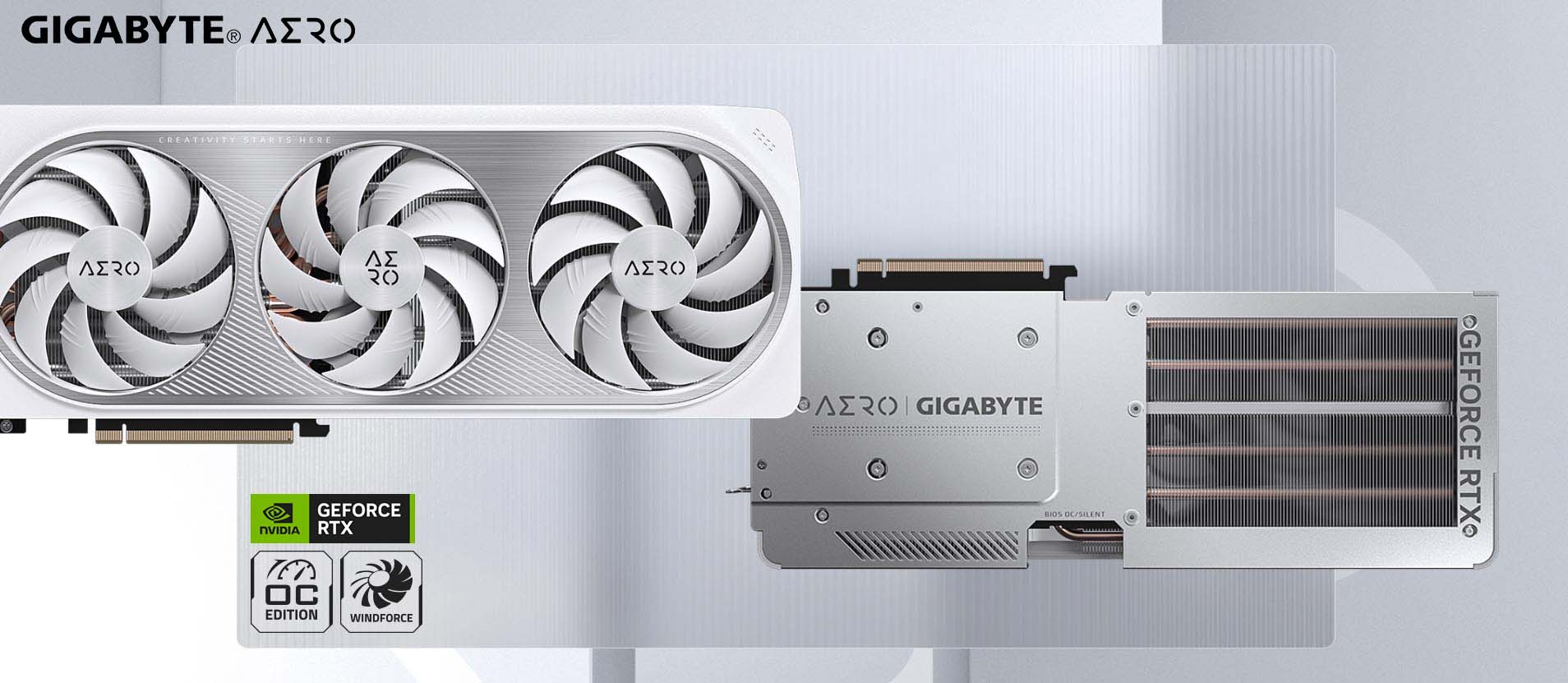 Gigabyte GeForce RTX™ 4070 Ti AERO OC 12G [ GV-N407SAEROOC12GD ]