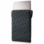 HP Neoprene Reversible Protective 14-inch Black/Geo Laptop Sleeve [ L67075-001 ]
