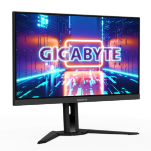 GIGABYTE  Gaming Monitor KVM 27" FHD IPS 165Hz HDR 99% sRGB 1MS FreeSync With Speaker - M27F-A - Image 4
