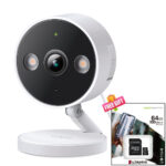 TP-Link Tapo C120 Indoor/Outdoor Wi-Fi Home Security Camera - 2K QHD - IP66 + Free 64GB memory card