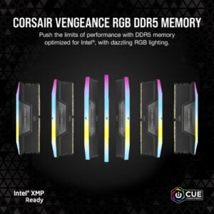 CORSAIR VENGEANCE RGB DDR5 RAM Kit - 32GB (2 x 16GB) - 7000MHz - CL34 - CMH32GX5M2X7000C34 - Image 3