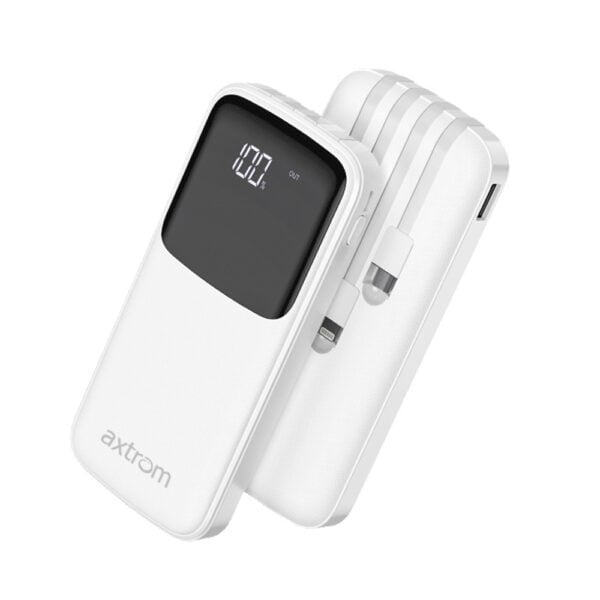 Axtrom APB10K10W-G Power Bank 10W 10000mAh , With Universal Cables